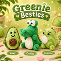 Greenie Besties — 3 hæklekits