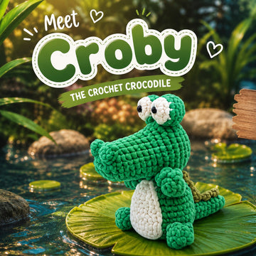 Croby Krokodillen – Hæklekit
