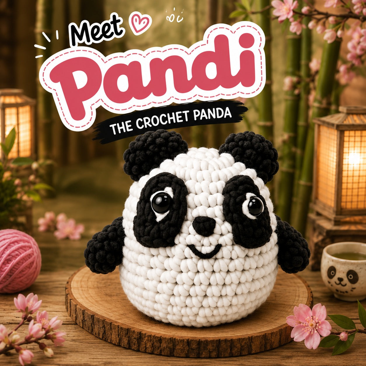 Pandi the crochet panda